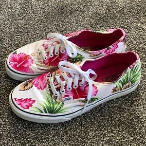 Floral print Vans